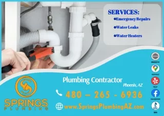 Plumbing Contractor Phoenix, AZ