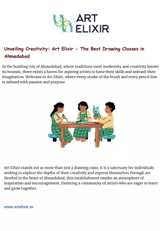 Best drawing classes in Ahmedabad