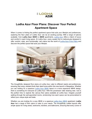Lodha Azur Floor Plans_ Discover Your Perfect Apartment Space (1)