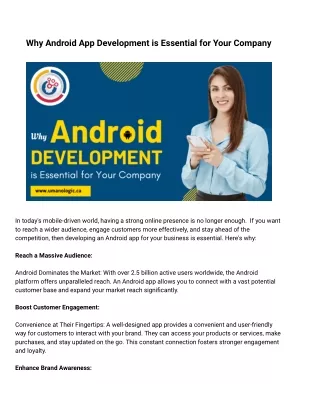 Android App Development in Edmonton