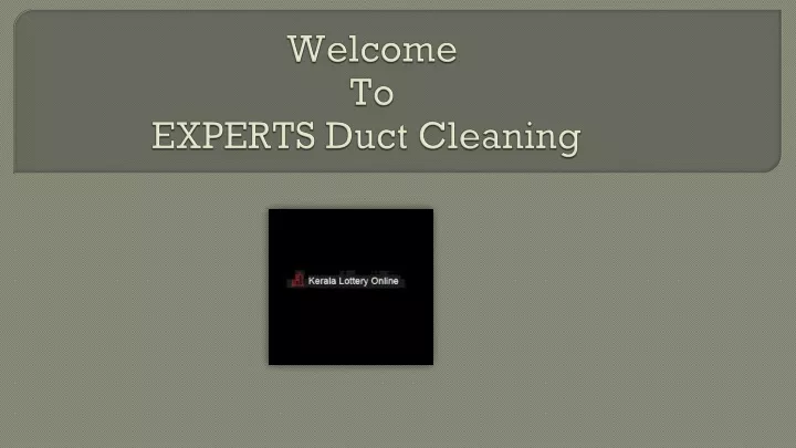 welcome to experts duct cleaning