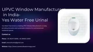 UPVC Window Manufacturers in India, Best UPVC Window Manufacturers in India