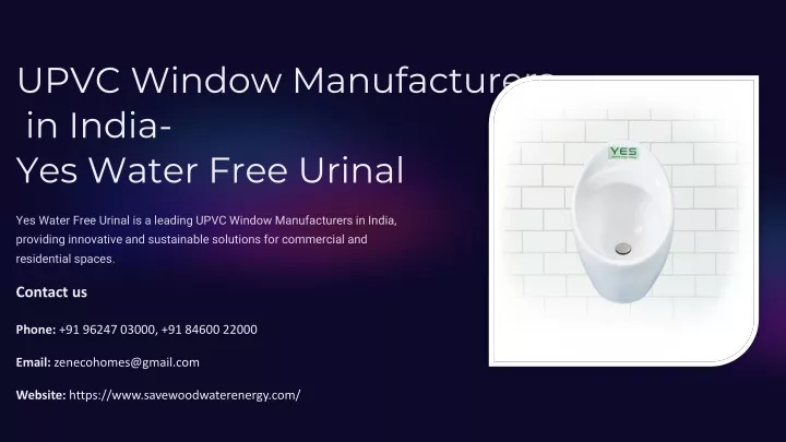 upvc window manufacturers in india yes water free