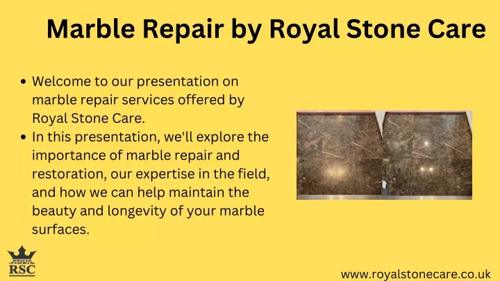 marble repair by royal stone care