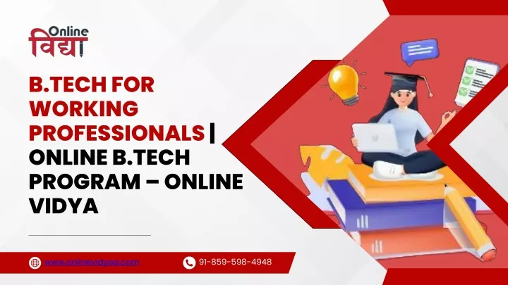 b tech for working professionals online b tech