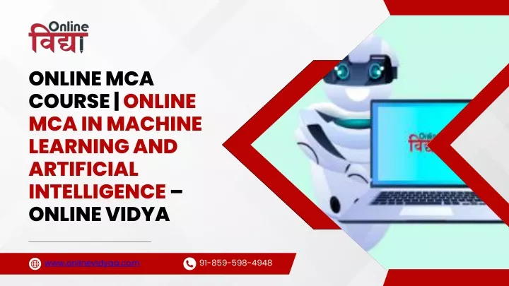 online mca course online mca in machine learning