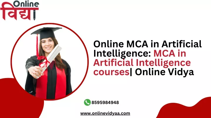 online mca in artificial intelligence