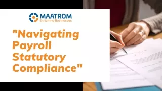 Navigating Payroll Statutory Compliance
