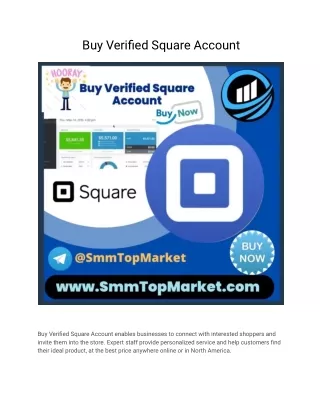 Buy Verified Square Account