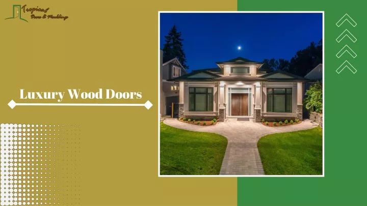 luxury wood doors