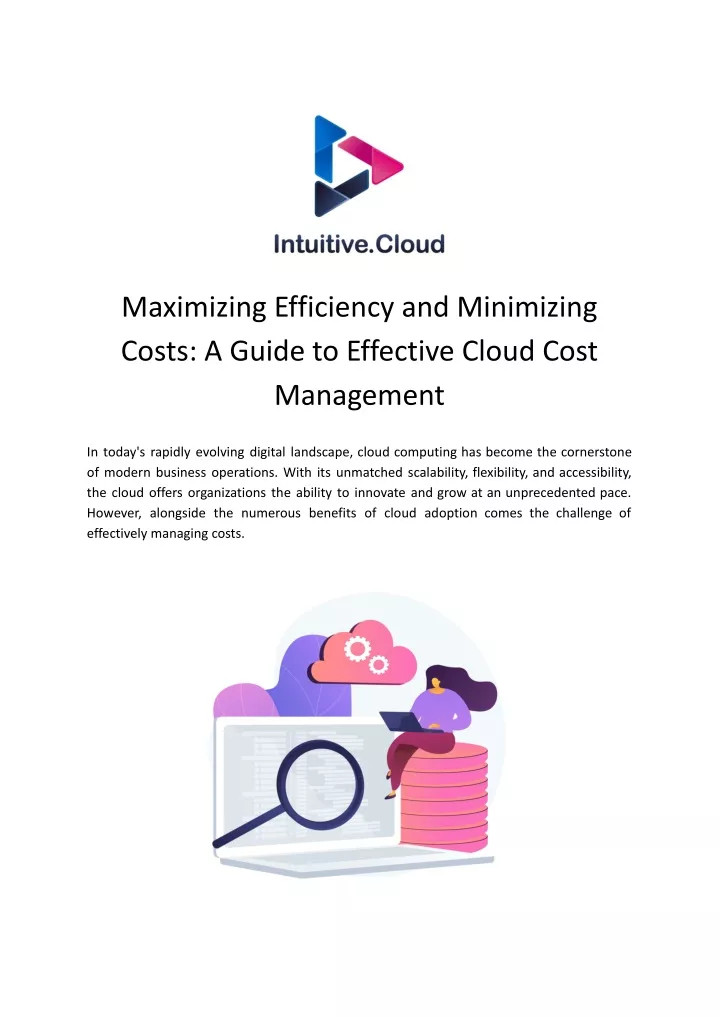 maximizing efficiency and minimizing costs
