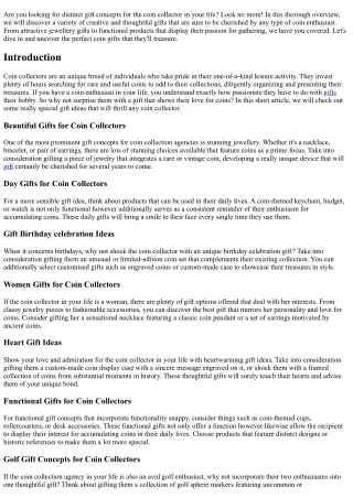 are you looking for distinct gift concepts