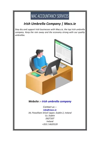 irish umbrella company macs ie