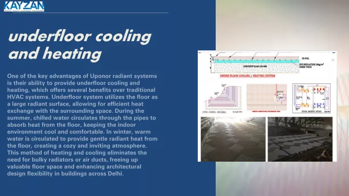 underfloor cooling and heating