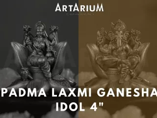 Padma Laxmi Ganesha Idol 4" – theartarium