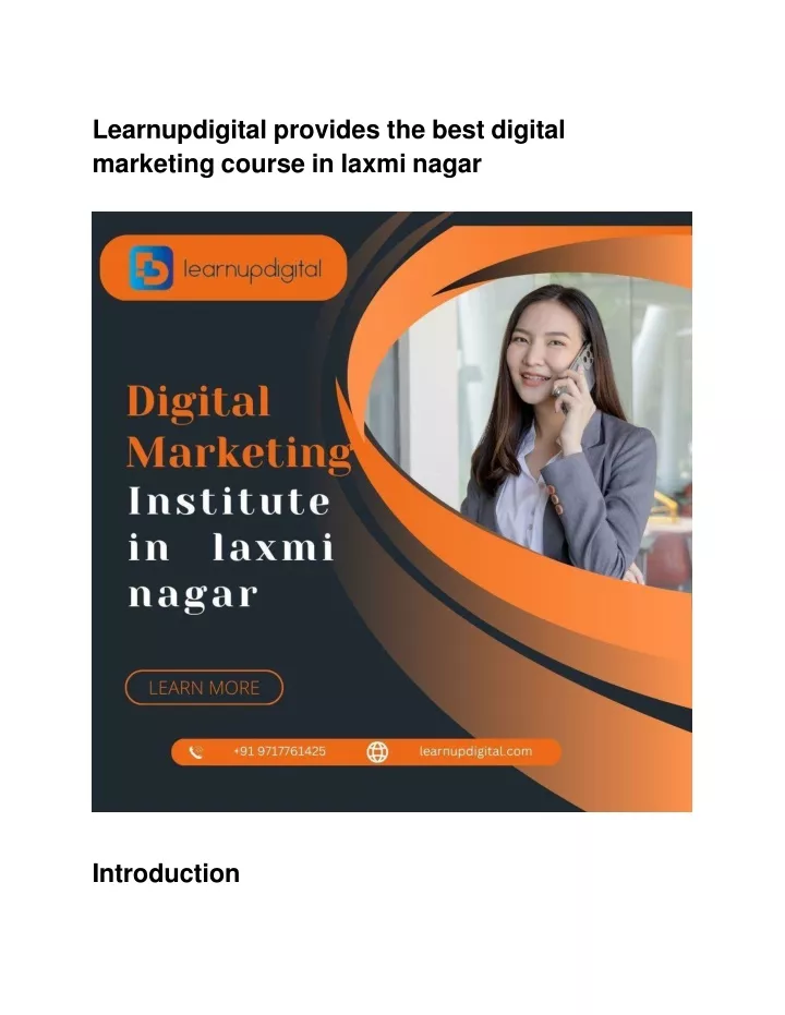 learnupdigital provides the best digital