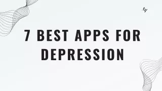 7 best apps for depression