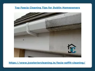 Top Fascia Cleaning Tips for Dublin Homeowners