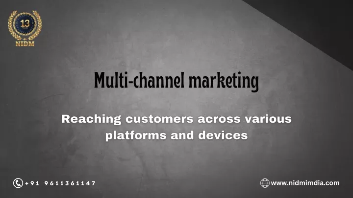 multi channel marketing