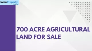 700 Acre Agricultural Land For sale  in Haryana