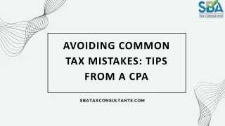 Avoiding Common Tax Mistakes Tips from a CPA (1)