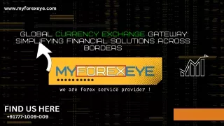 Myforexeye,Your Trusted forex Service Provider!
