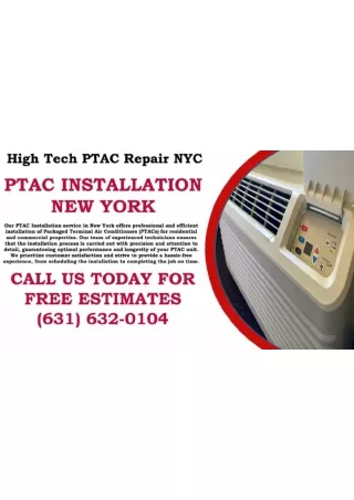 High Tech PTAC Repair NYC