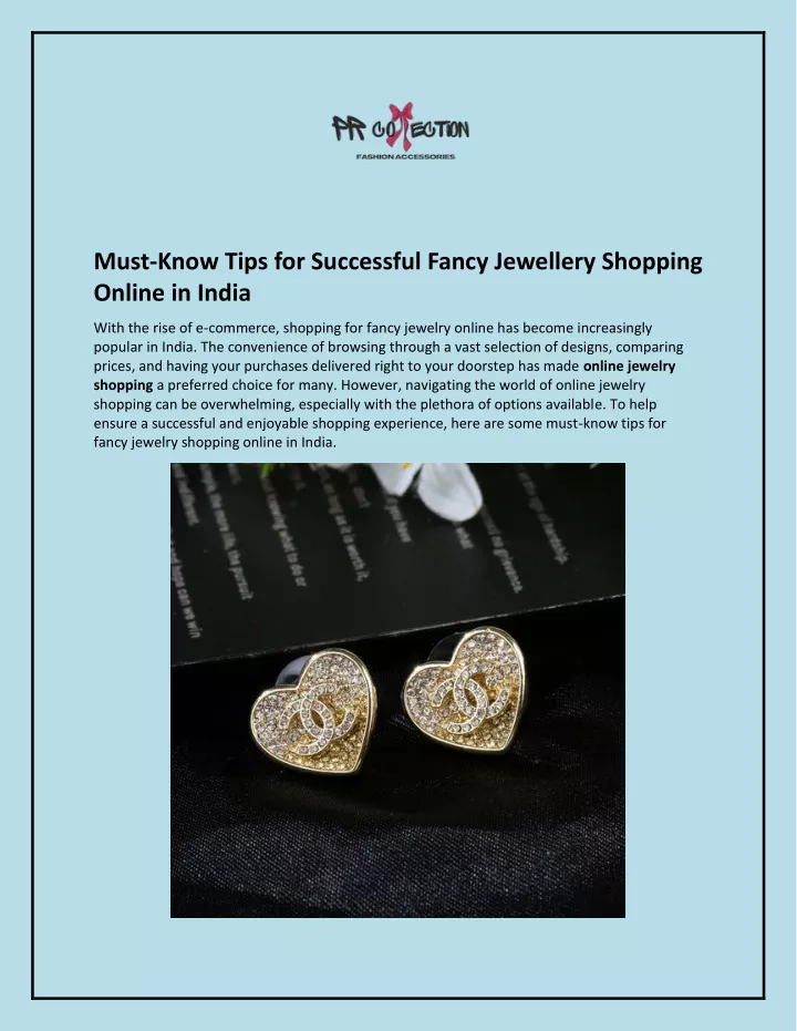 must know tips for successful fancy jewellery