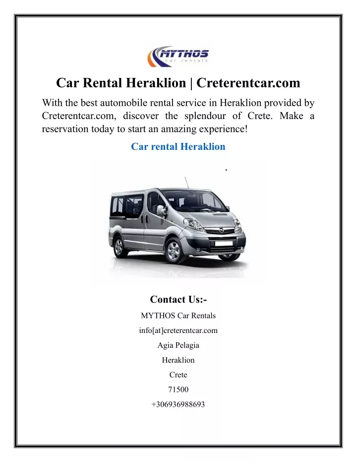 car rental heraklion creterentcar com