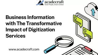business information with the transformative