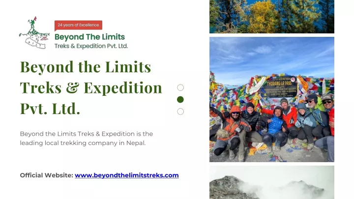 beyond the limits treks expedition pvt ltd