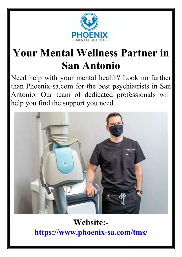 your mental wellness partner in san antonio need