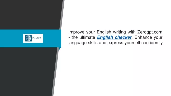 improve your english writing with zerogpt