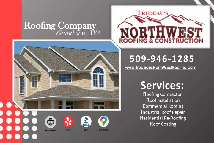 roofing company grandview wa