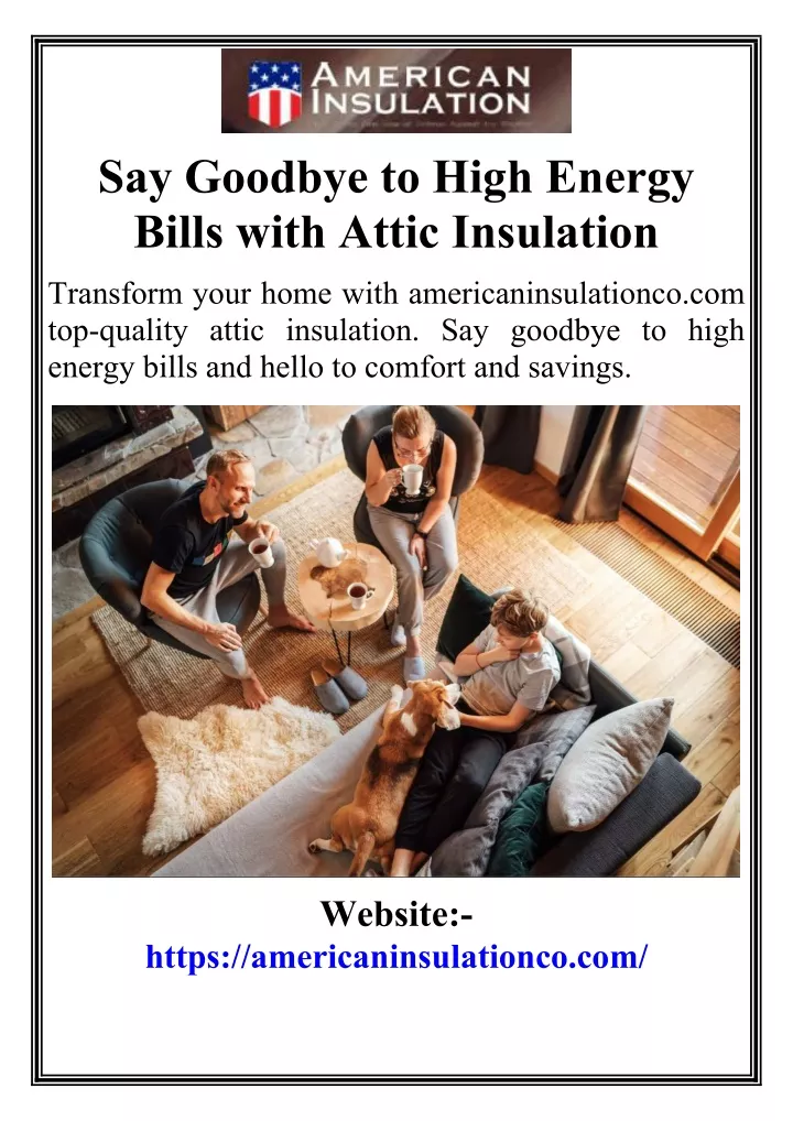 say goodbye to high energy bills with attic