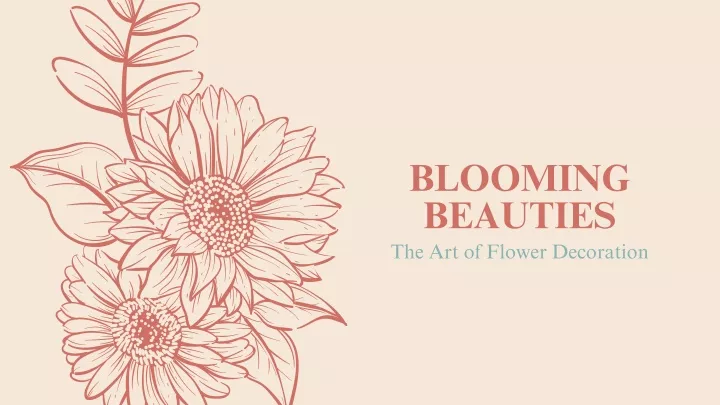 blooming beauties the art of flower decoration