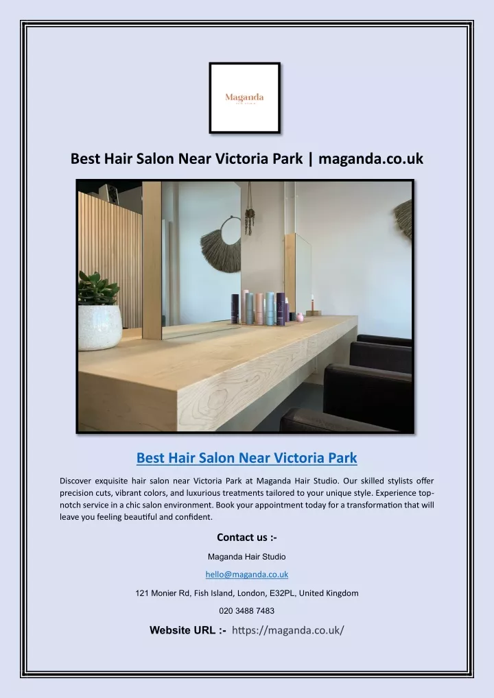 best hair salon near victoria park maganda co uk