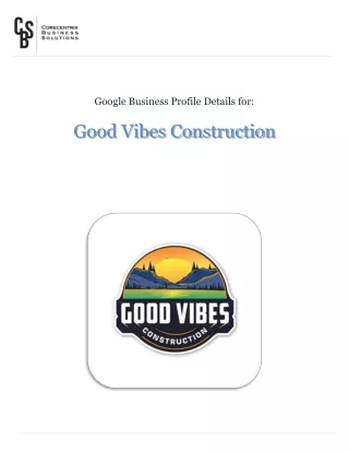 Construction company in Caldwell ID | Good Vibes Construction