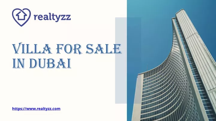 villa for sale in dubai