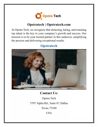 Opstratech | Opstratech.com