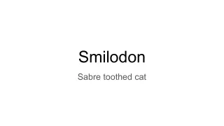 smilodon