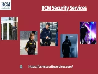 Most Trusted Security Company In Tampa, BCM Security Services