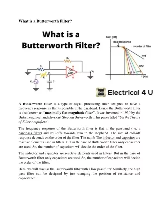 what is a butterworth filter