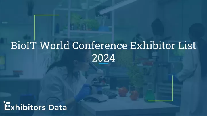 bioit world conference exhibitor list 2024