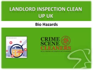 Landlord Inspection Clean Up UK