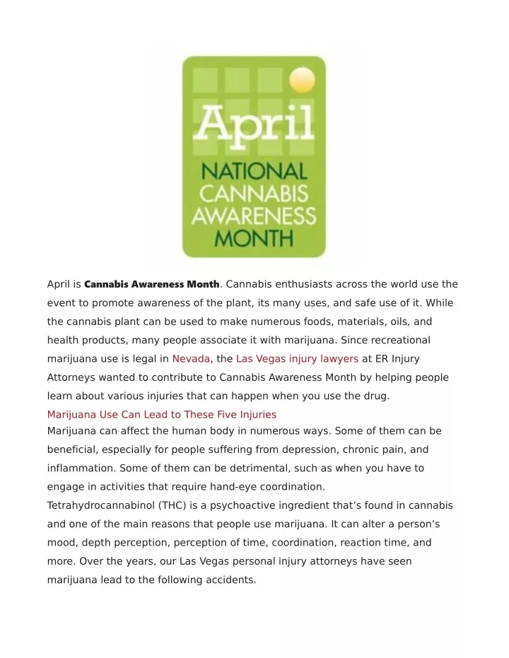 april is cannabis awareness month cannabis