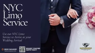 Use our NYC Limo Service to Arrive at your Wedding Arrival