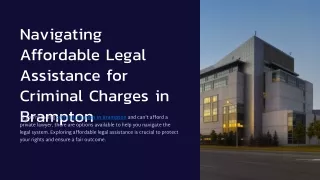 Criminal Charges in Brampton