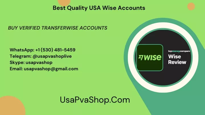 best quality usa wise accounts