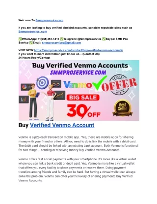 Best Site Buy Verified Venmo Accounts — 2024